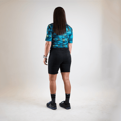 Stretch Jorts - Pure Black - OBED Bikes