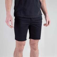 Stretch Jorts - Pure Black - OBED Bikes