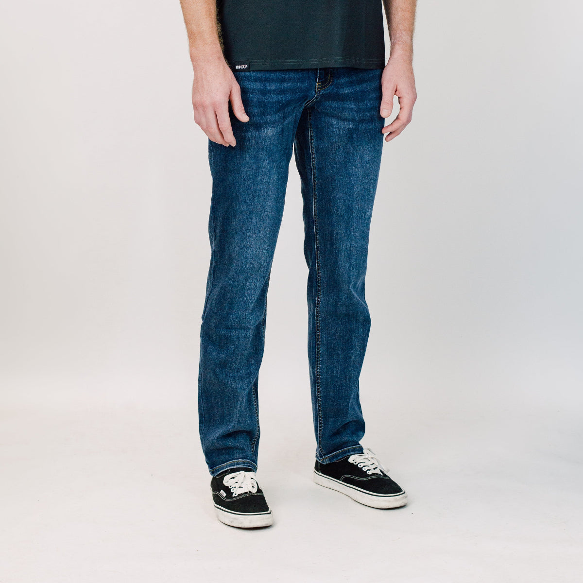 Jean Pants - Medium Wash Blue