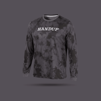 ActiviTEE Long Sleeve - Grey Acid Wash - OBED Bikes