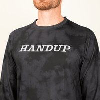 ActiviTEE Long Sleeve - Grey Acid Wash - OBED Bikes