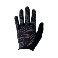 Summer LITE Gloves - Topo Map Black - OBED Bikes
