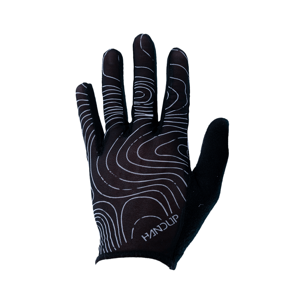 Summer LITE Gloves - Topo Map Black - OBED Bikes