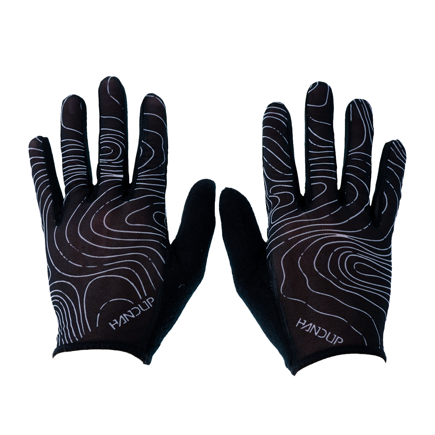 Summer LITE Gloves - Topo Map Black