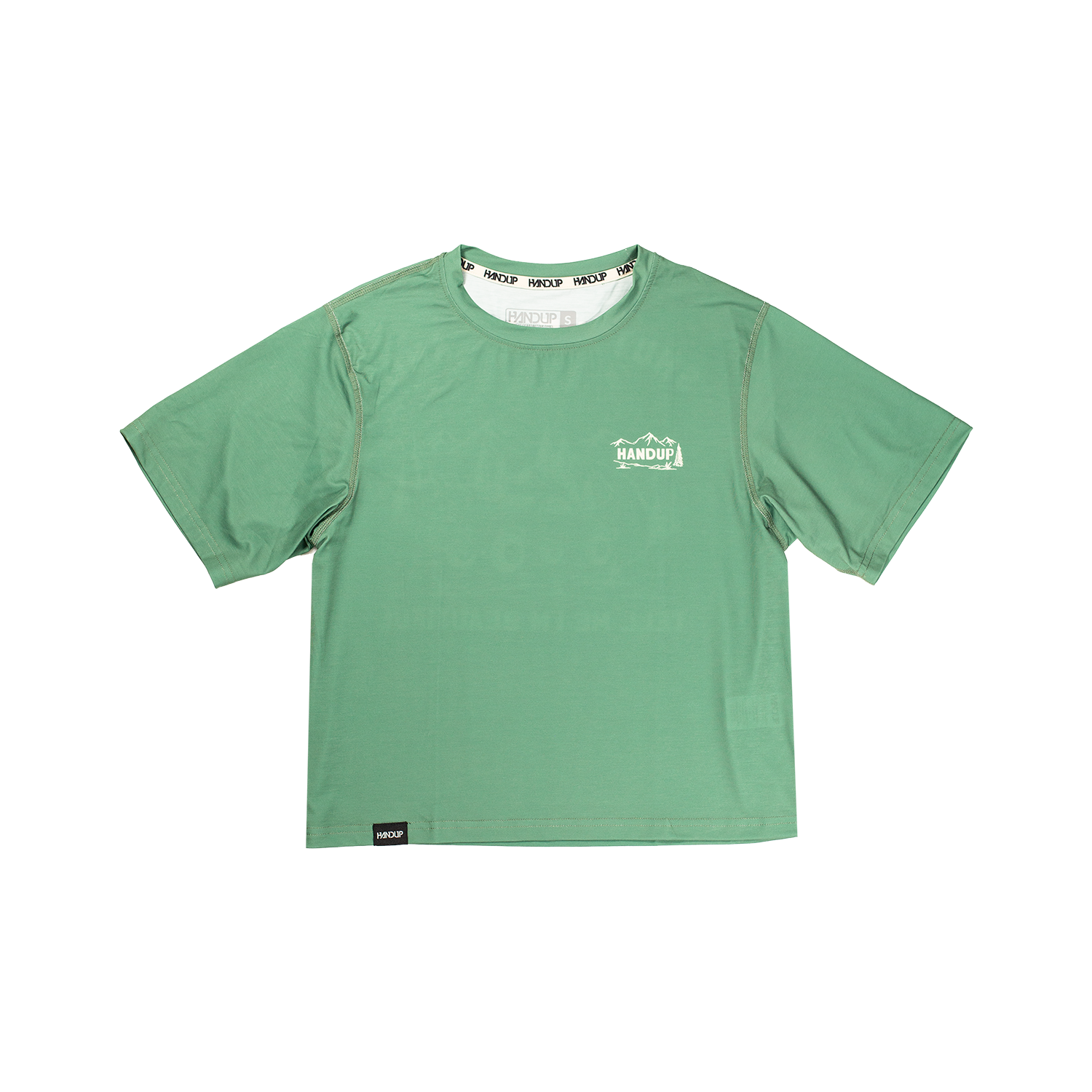 Cropped ActiviTEE - Shuttle Me Sage Green