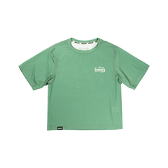 Cropped ActiviTEE - Shuttle Me Sage Green - OBED Bikes