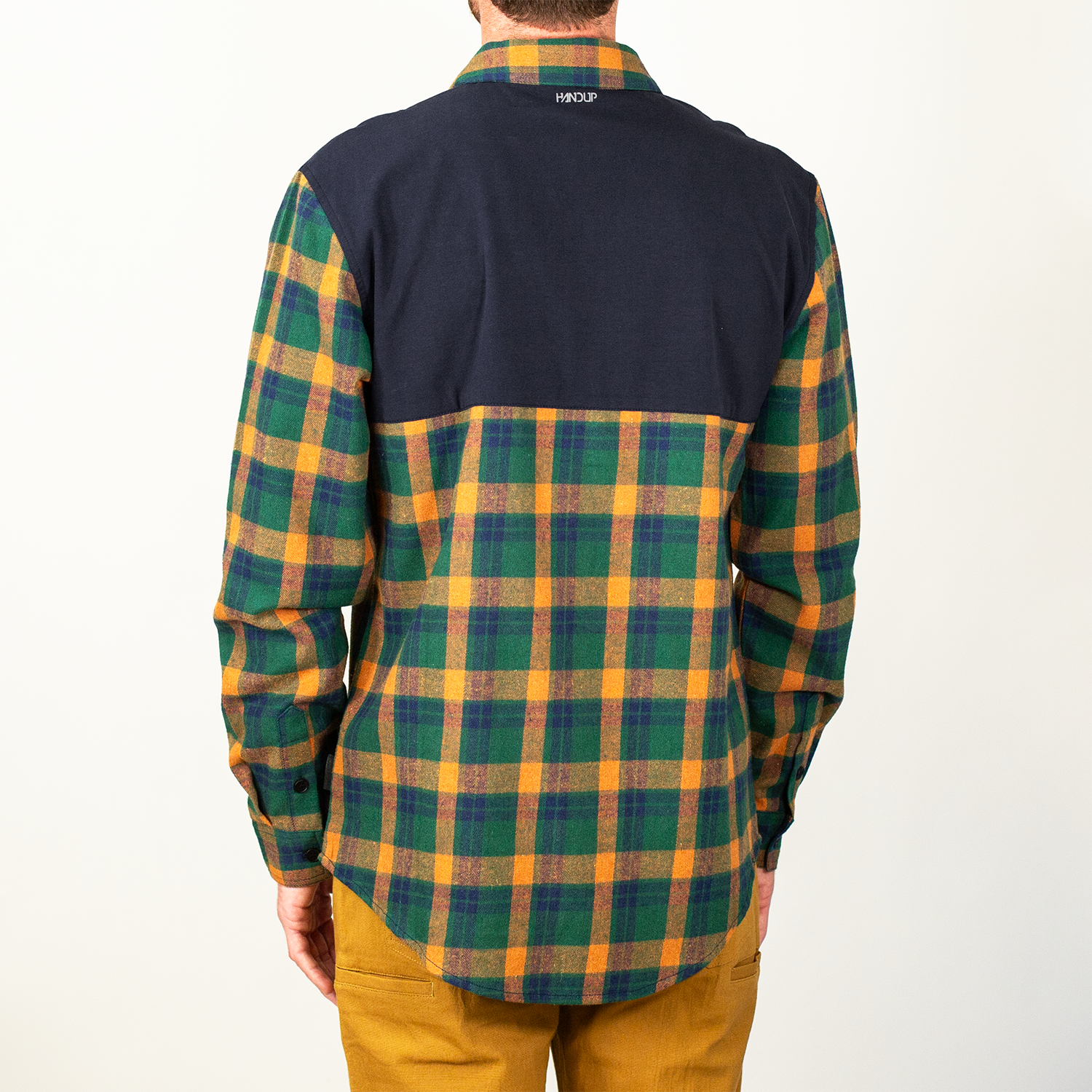 FlexTop Flannel - Forest Green/Golden Mustard