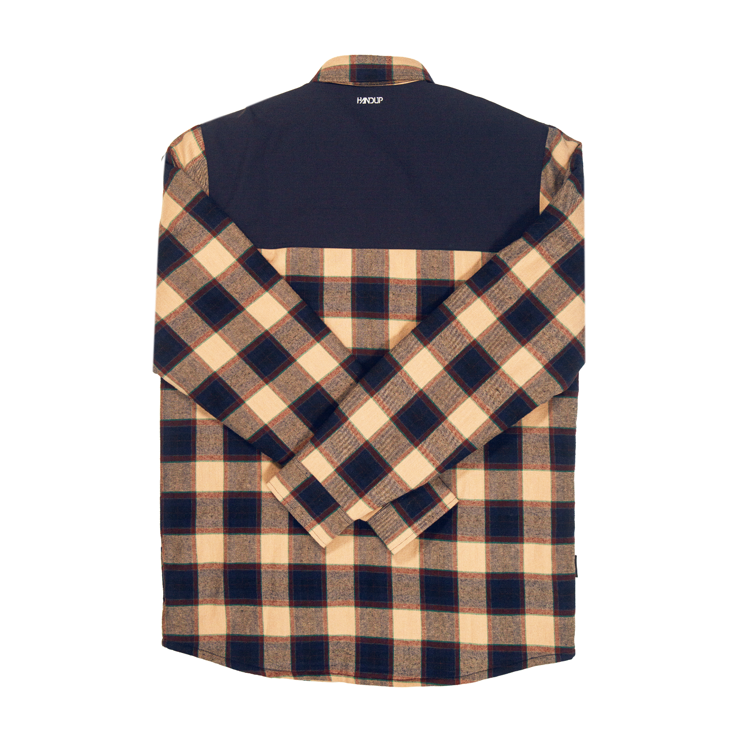 Flannel Jacket - Navy/Tan Plaid
