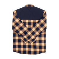 Flannel Jacket - Navy/Tan Plaid - OBED Bikes