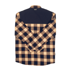 Flannel Jacket - Navy/Tan Plaid - OBED Bikes