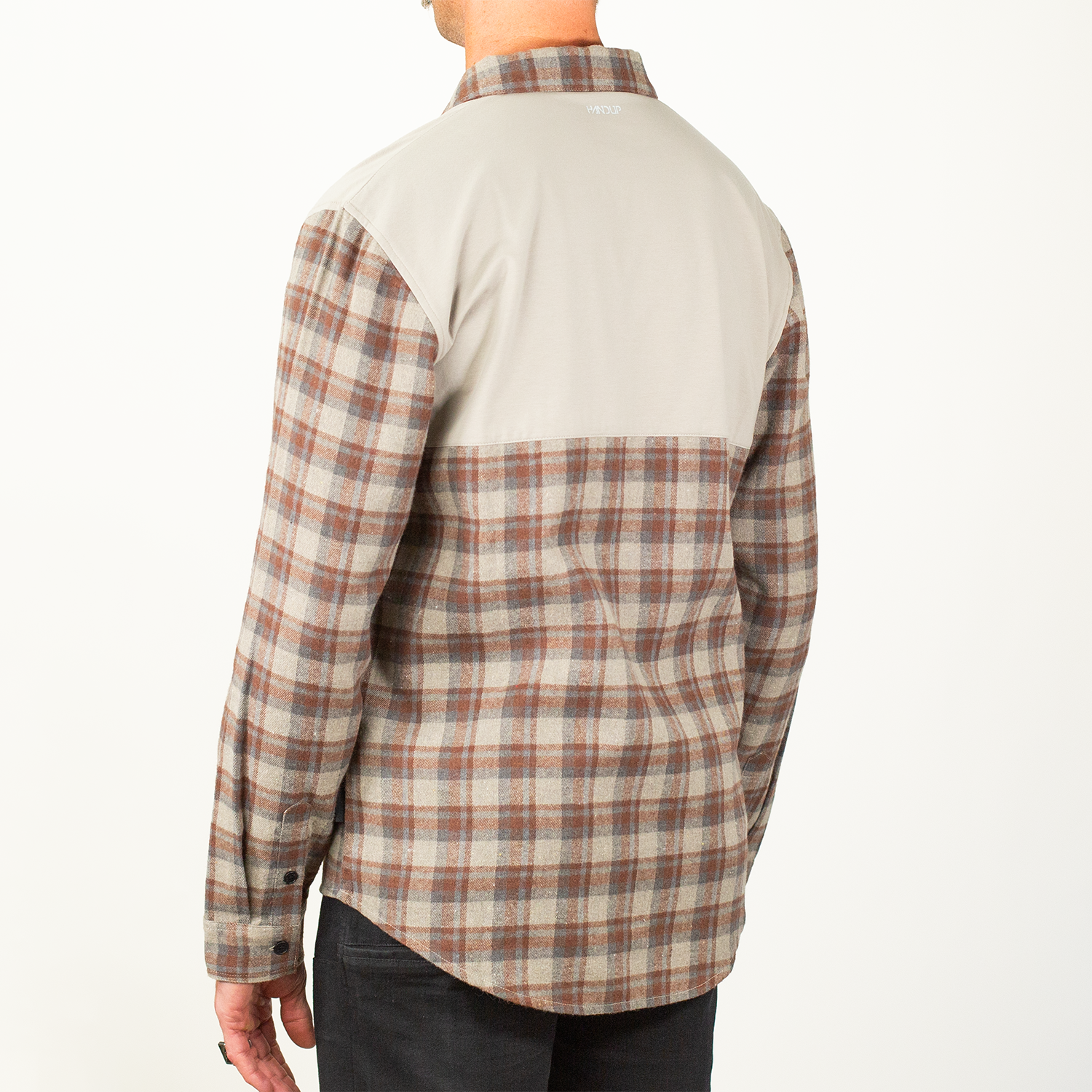 FlexTop Flannel - Saddle Brown/Sand