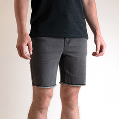 Stretch Jorts - Faded Grey - OBED Bikes