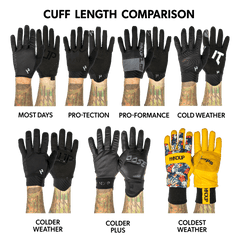 Pro - Tection Gloves - Pure Black - OBED Bikes