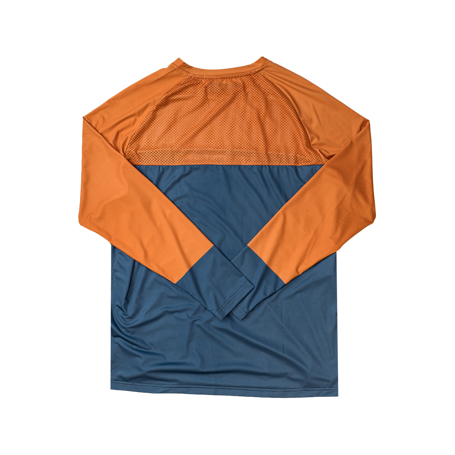 Long Sleeve VenTop Jersey - Burning Orange/Slate Grey