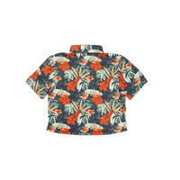 Cropped FlexGRID Button Up - Paradise Pedal - OBED Bikes