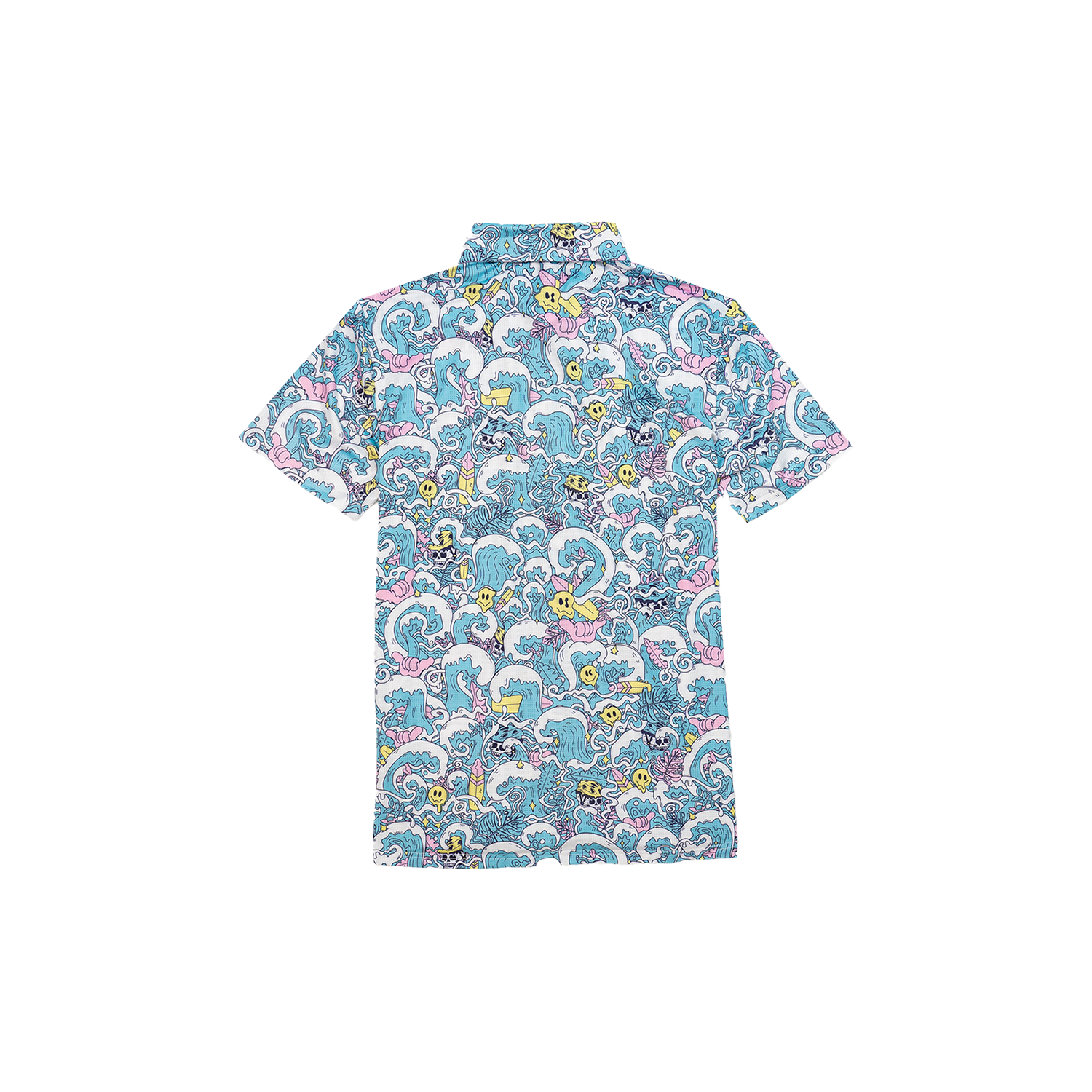 Youth FlexGRID Button Up - Ride the Wave