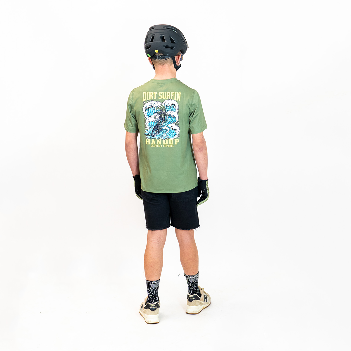 Youth ActiviTEE - Dirt Surfin' Moss Green