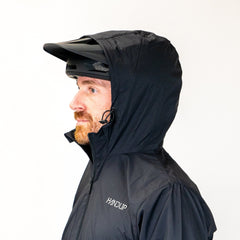 PuddleJumper Packable Jacket - Obsidian - OBED Bikes