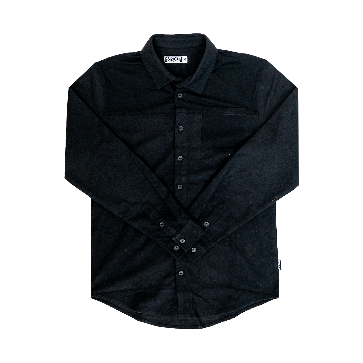 FlexTop Flannel - Solid Black