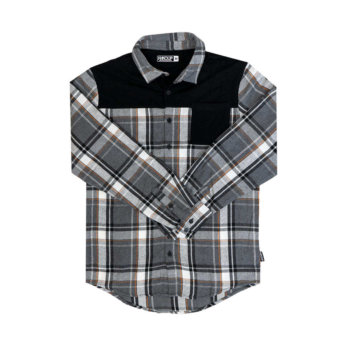 FlexTop Flannel - Black/Grey