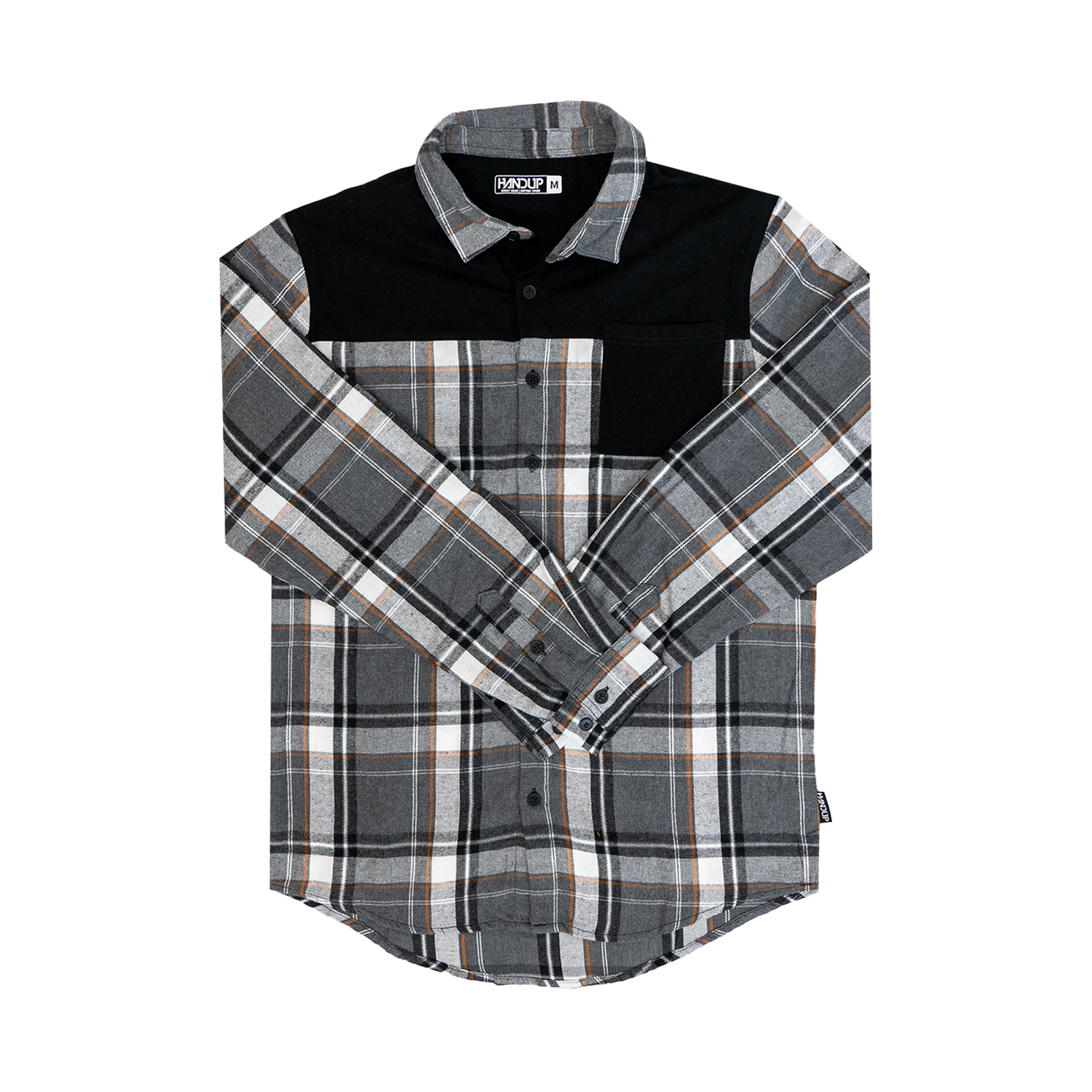 FlexTop Flannel - Black/Grey