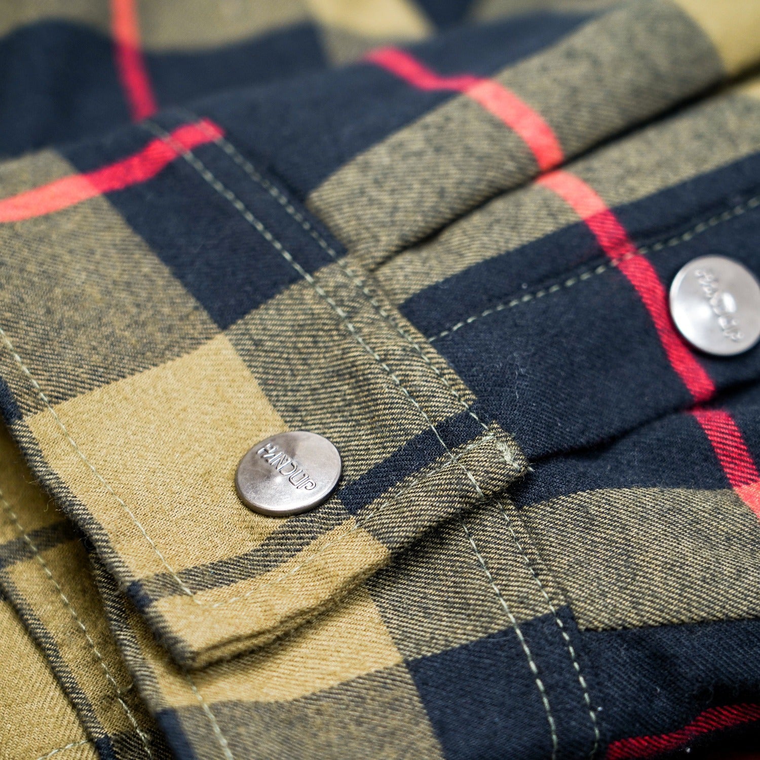 Flannel Jacket - Olive Flannel