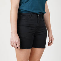 5.5" Stretch Jorts - Pure Black - OBED Bikes