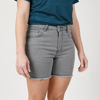 5.5" Stretch Jorts - Faded Grey - OBED Bikes