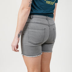 5.5" Stretch Jorts - Faded Grey - OBED Bikes