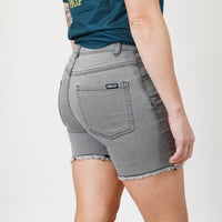 5.5" Stretch Jorts - Faded Grey - OBED Bikes