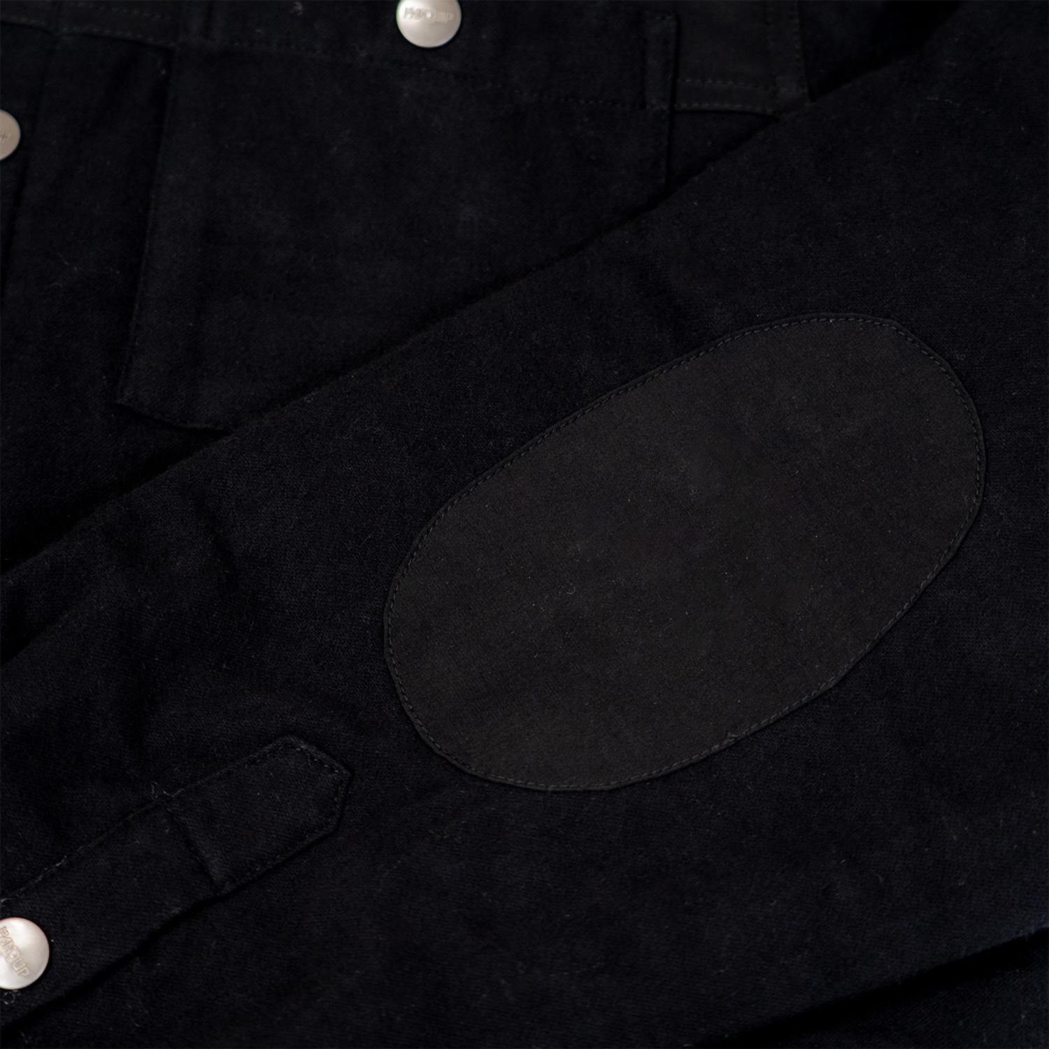 Flannel Jacket - Black on Black