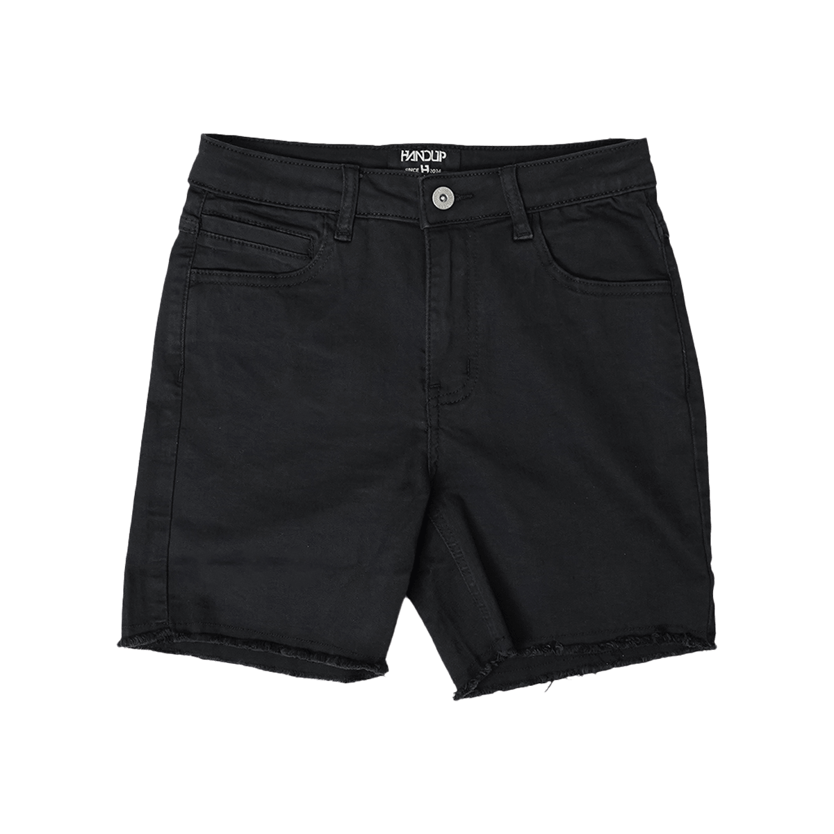5.5" Stretch Jorts - Pure Black - OBED Bikes
