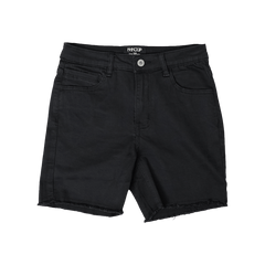 5.5" Stretch Jorts - Pure Black - OBED Bikes