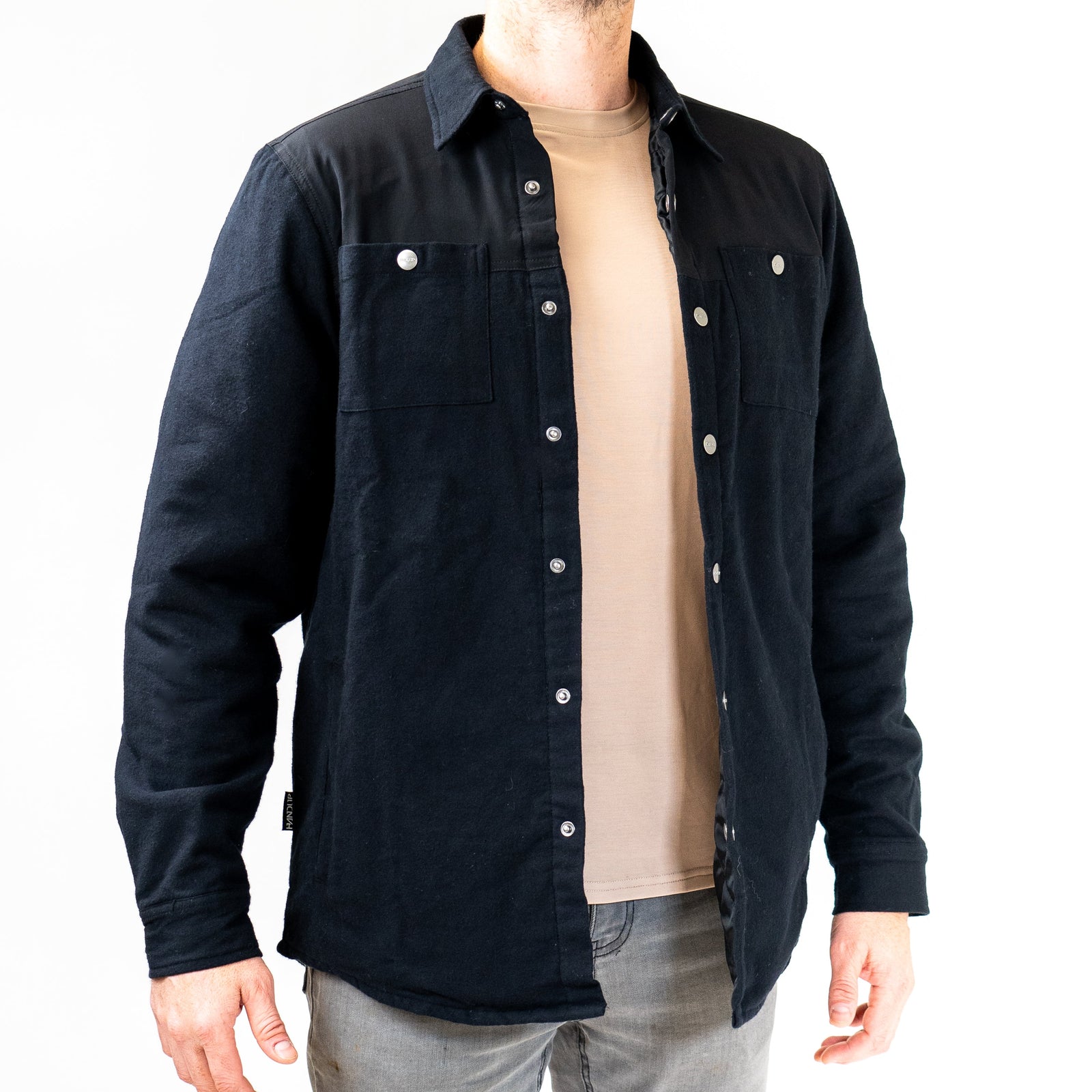 Flannel Jacket - Black on Black