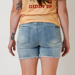 5.5" Stretch Jorts - Light Blue - OBED Bikes
