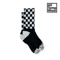 Socks - Checkered Wool - OBED Bikes