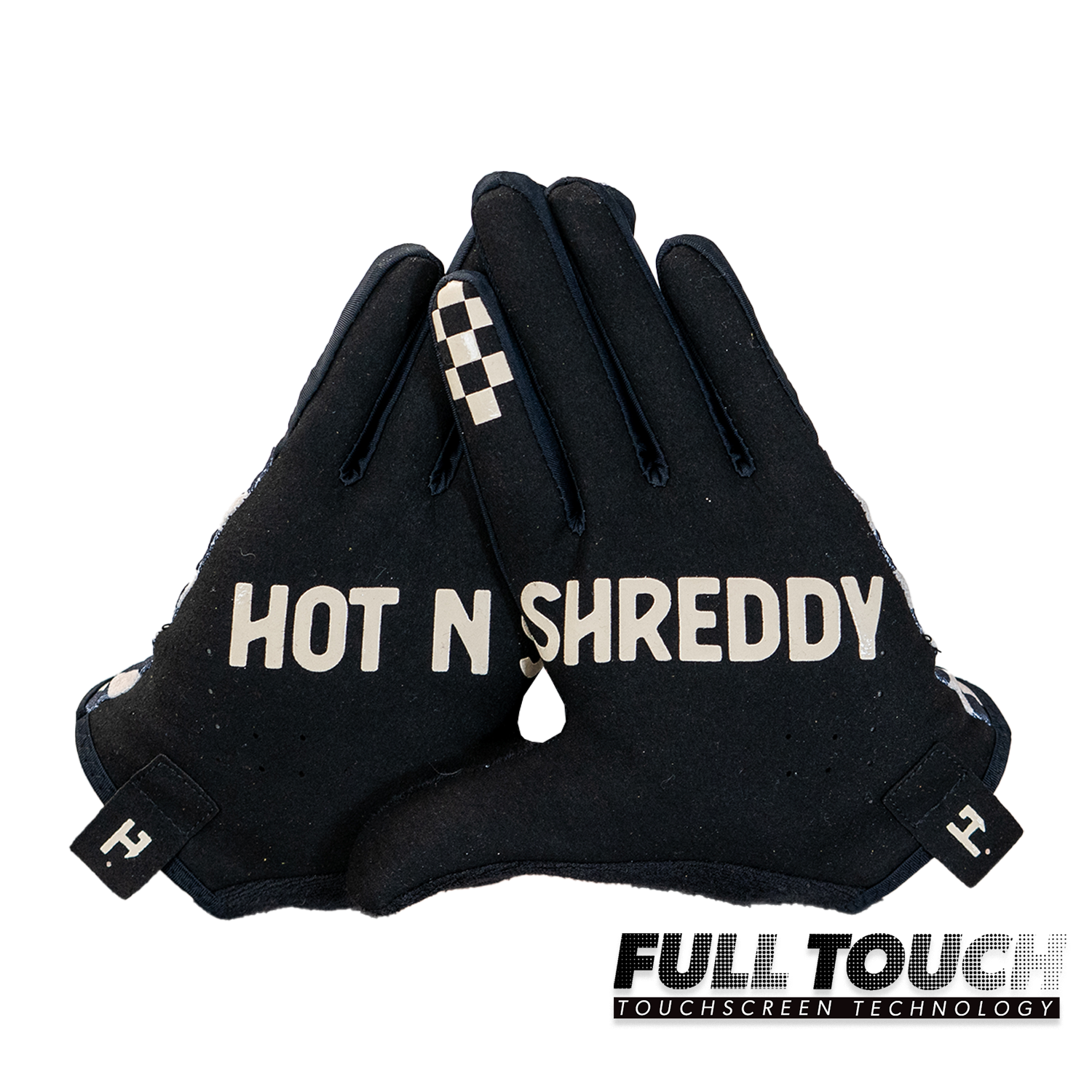 Gloves - Checkered Black/Tan