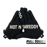 Gloves - Checkered Black/Tan
