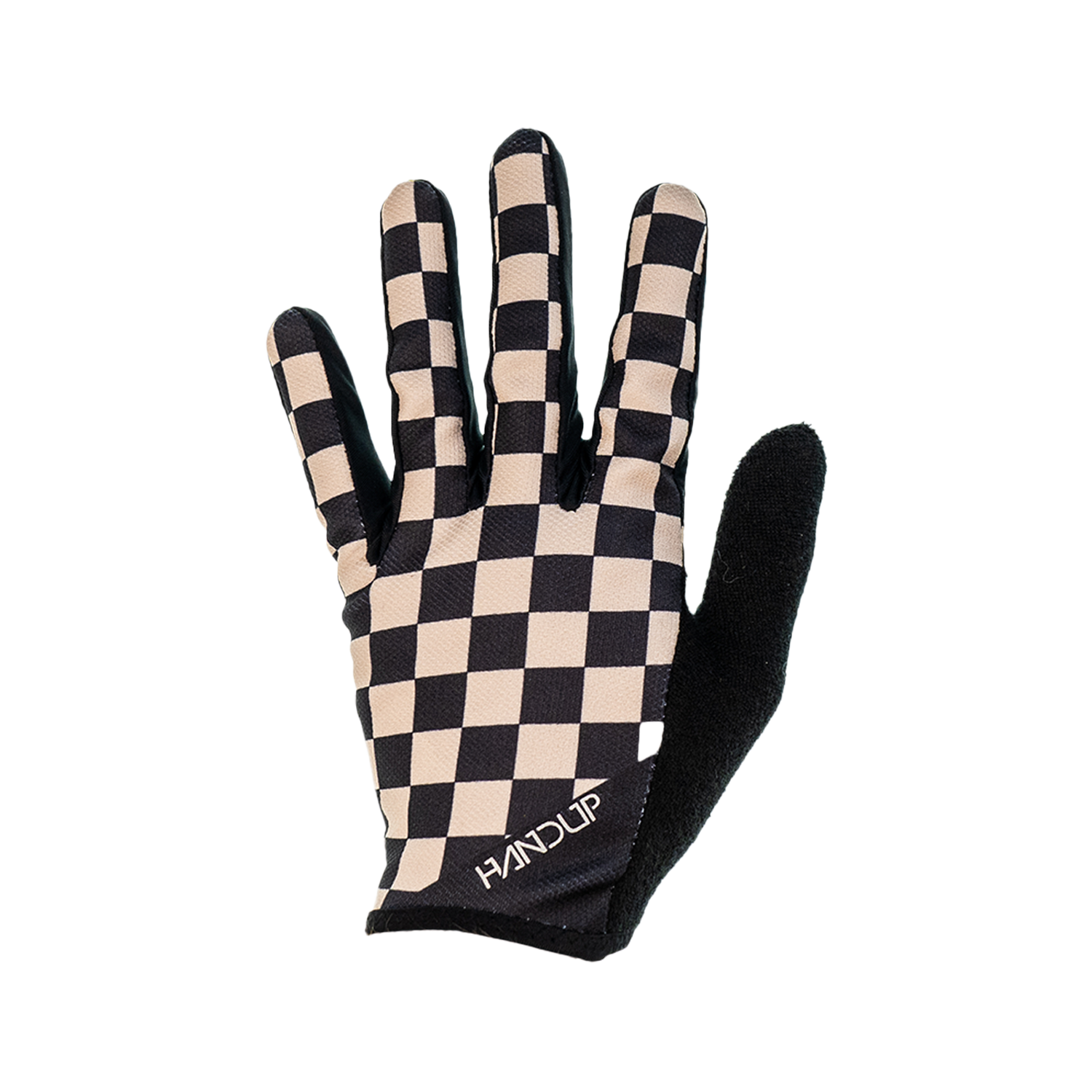 Gloves - Checkered Black/Tan