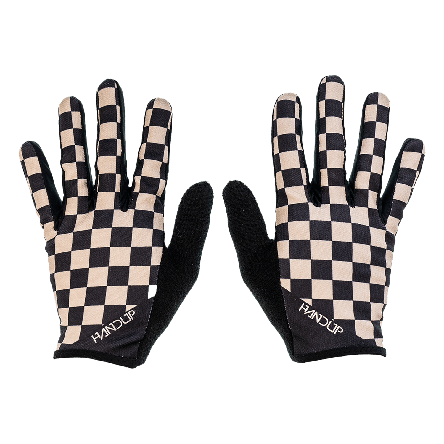 Gloves - Checkered Black/Tan - OBED Bikes