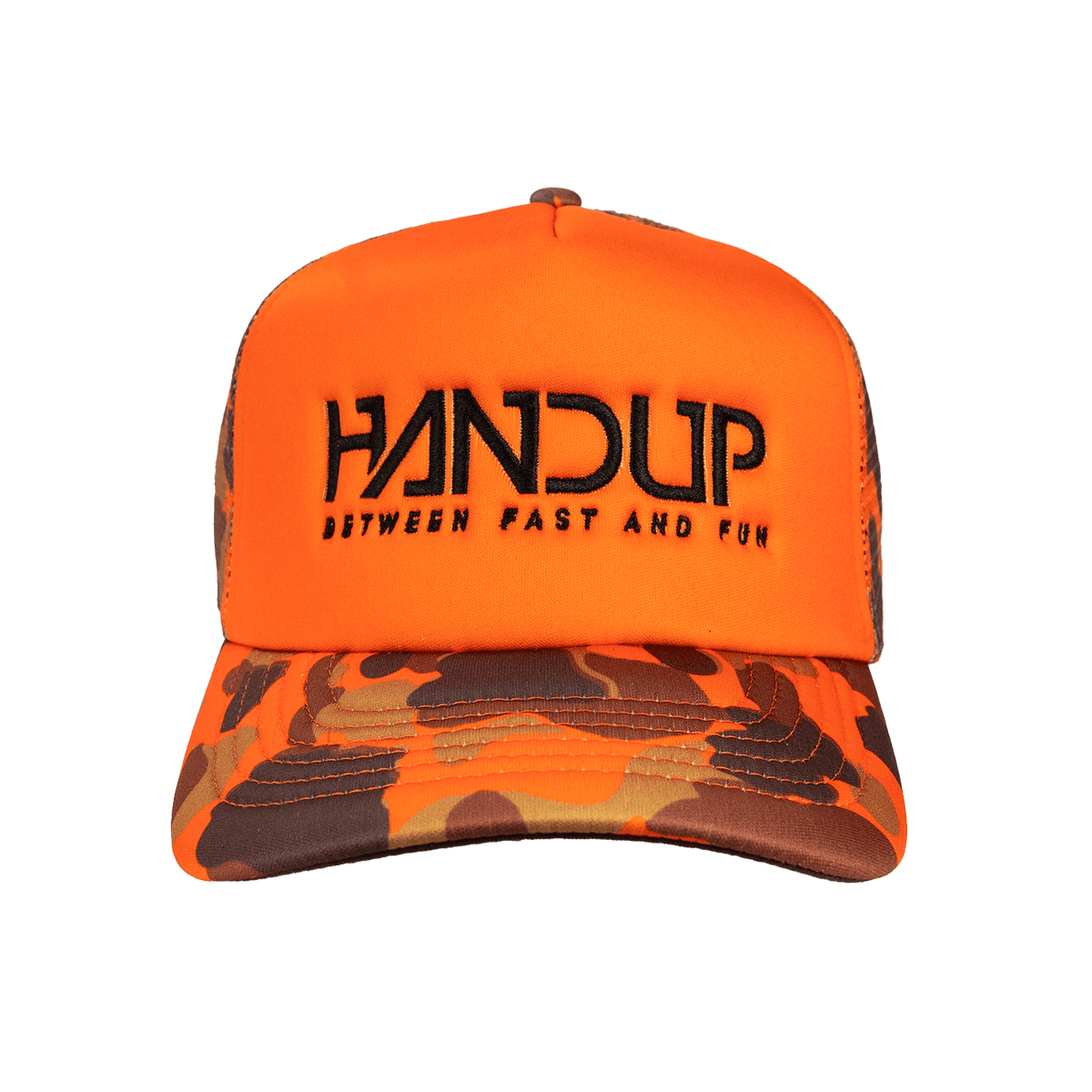 Foam Trucker Hat - Orange Camo - OBED Bikes