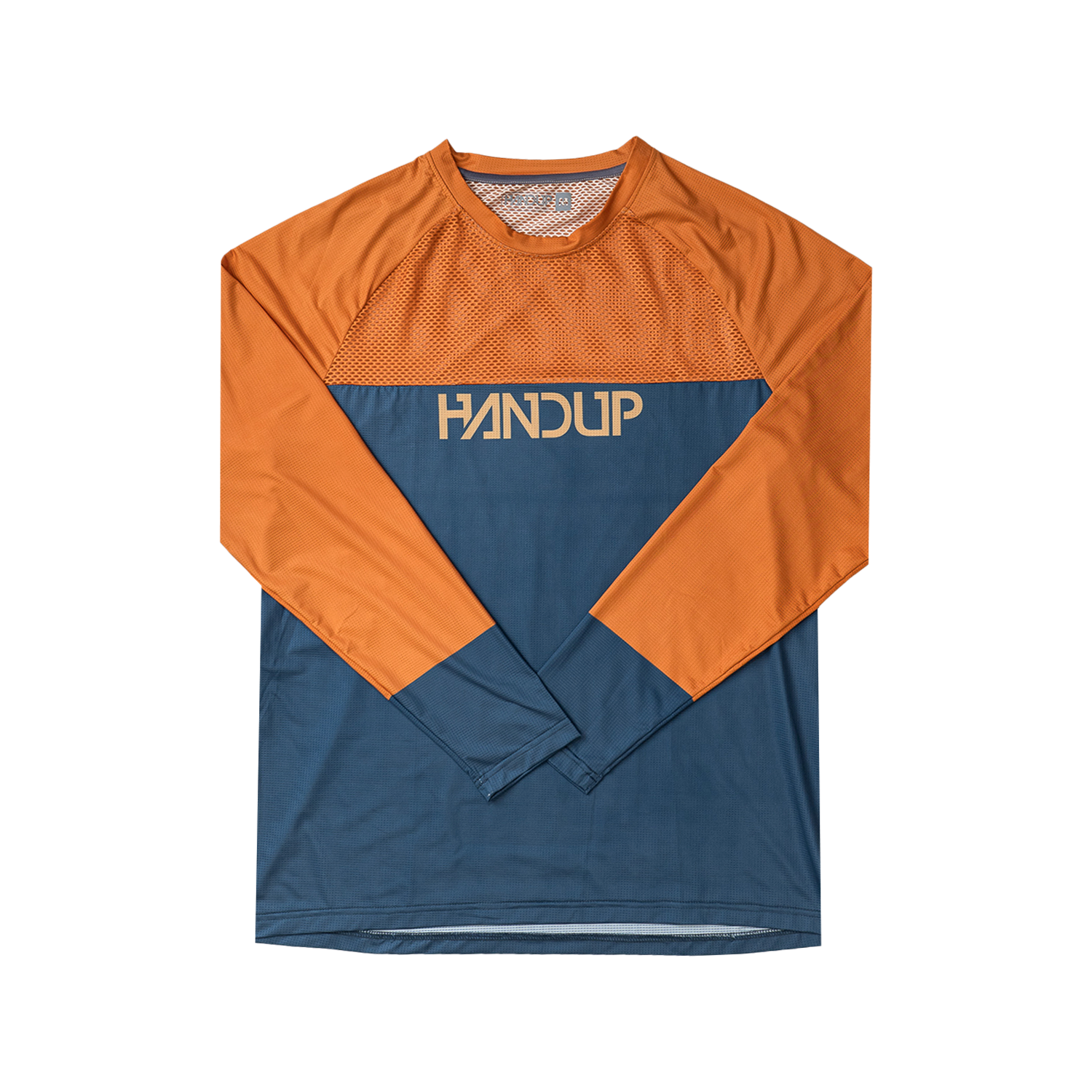 Long Sleeve VenTop Jersey - Burning Orange/Slate Grey