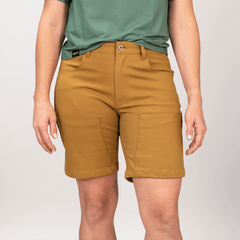 WorkHorse Stretch Canvas Short - Pure Black - OBED Bikes