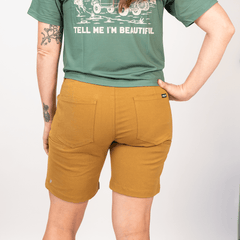 WorkHorse Stretch Canvas Short - Buckskin - OBED Bikes