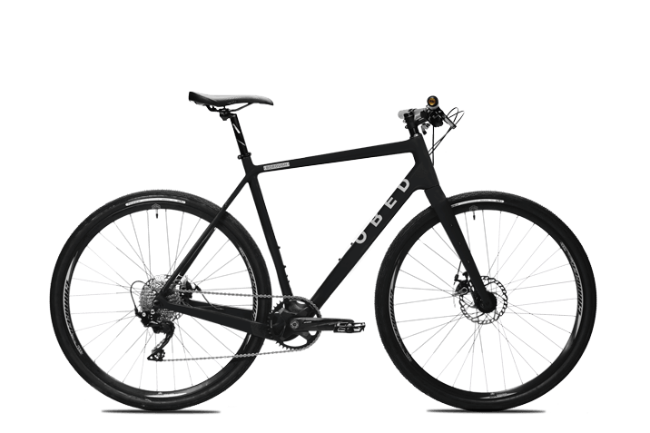 Urban bike, the OBED Bourough, in black